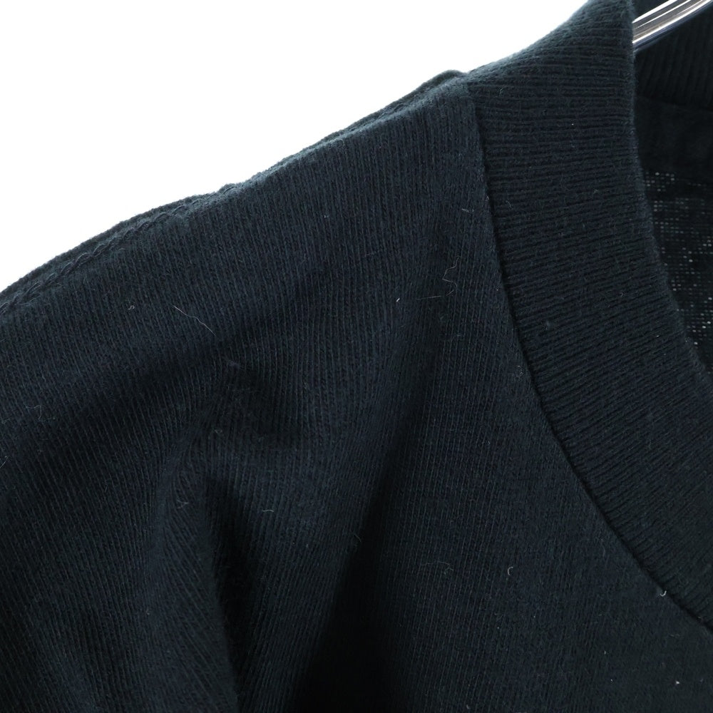 TENDERLOIN(テンダーロイン) 00ss DEAD STOCK フロント 鹿 プリント クルーネック 半袖 Tシャツ カットソー ブラック