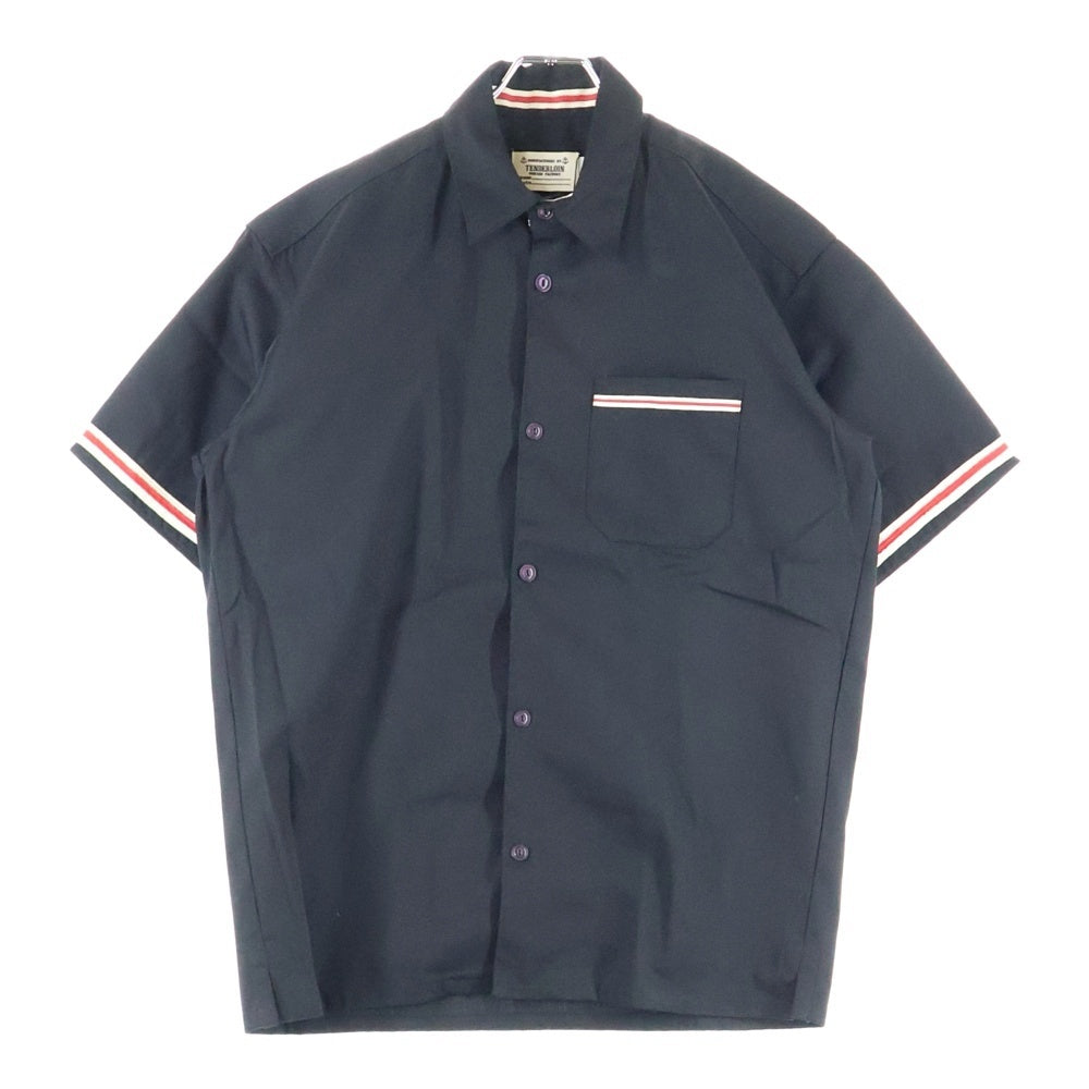 TENDERLOIN(テンダーロイン) 初期 DEAD STOCK マリンタグ ボーリング 半袖 シャツ ブラック