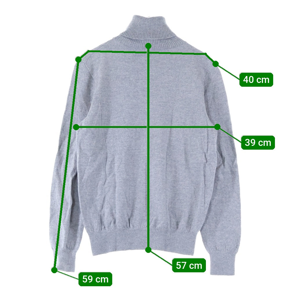 SHIPS(シップス) タートルネック ニット セーター グレー