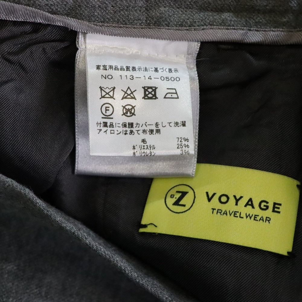 BERNARD ZINS(ベルナール ザンス) VOYAGE TRAVEL WEAR スラックス グレー