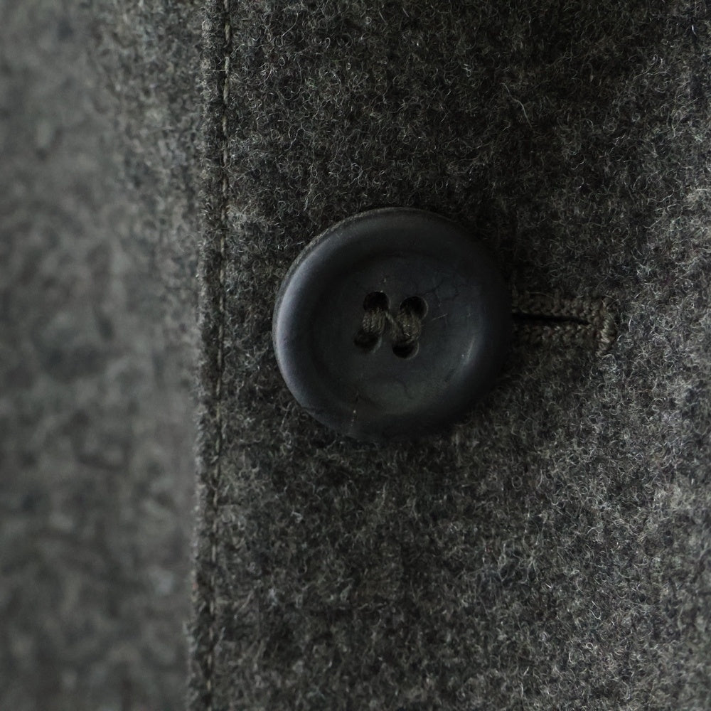 NO BRAND(ノーブランド) CIVIDINI 3B ウール コート ジャケット チャコール