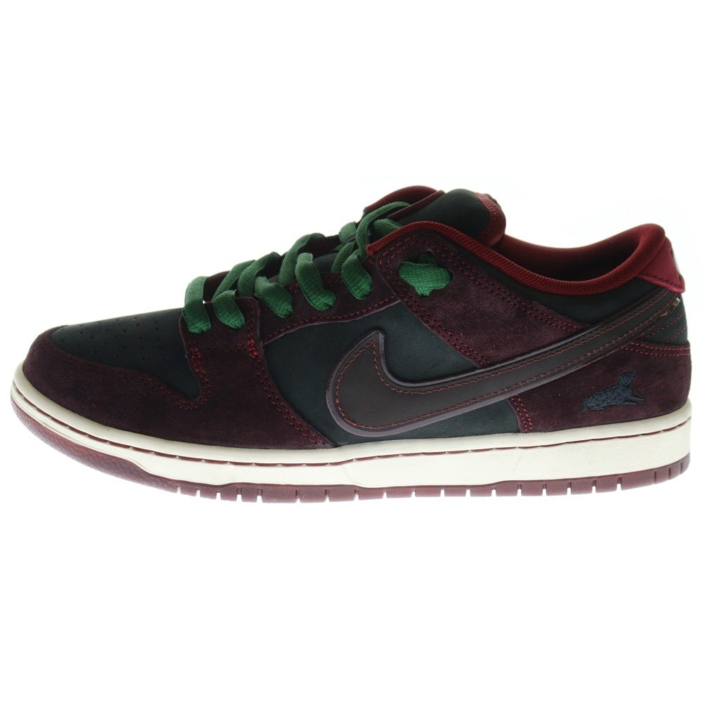 NIKE(ナイキ) ×RIOT SKATESHOP DUNK LOW PRO QS ライオット スケートショップ ダンク ローカットスニーカー ブラック/バーガンディ US9.5/27.5cm FZ1289-200