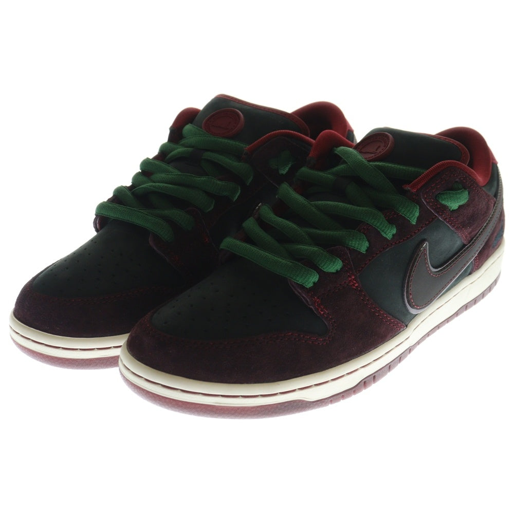 NIKE(ナイキ) ×RIOT SKATESHOP DUNK LOW PRO QS ライオット スケートショップ ダンク ローカットスニーカー ブラック/バーガンディ US9.5/27.5cm FZ1289-200