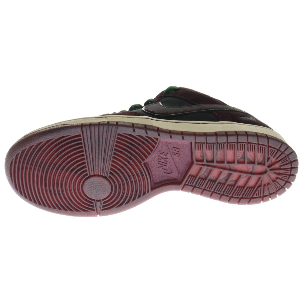 NIKE(ナイキ) ×RIOT SKATESHOP DUNK LOW PRO QS ライオット スケートショップ ダンク ローカットスニーカー ブラック/バーガンディ US9.5/27.5cm FZ1289-200