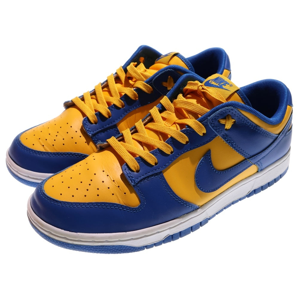 NIKE(ナイキ) DUNK LOW RETRO Blue Jay and University Gold ダンク レトロ ローカットスニーカー ブルー/イエロー US9.5/27.5cm DD1391-402