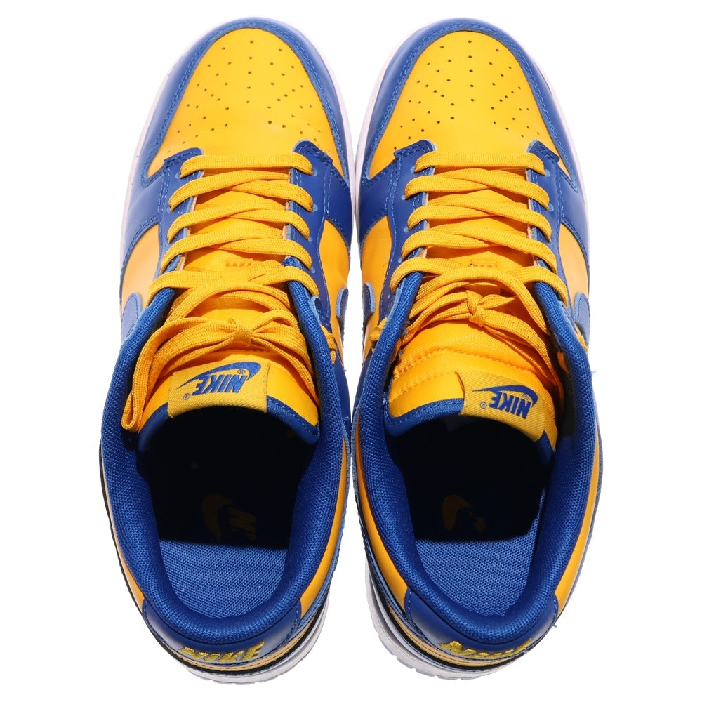 NIKE(ナイキ) DUNK LOW RETRO Blue Jay and University Gold ダンク レトロ ローカットスニーカー ブルー/イエロー US9.5/27.5cm DD1391-402