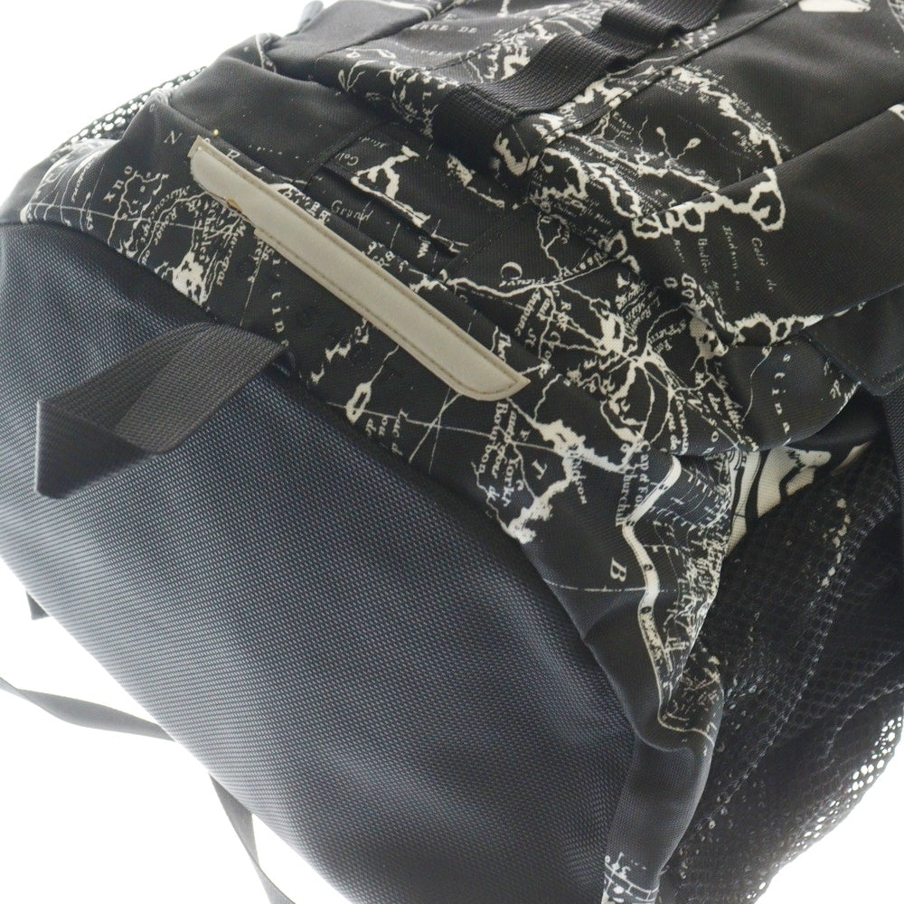 SUPREME(シュプリーム) 12SS × THE NORTH FACE Hot Shot Backpack ザノースフェイス ホットショット 地球儀 総柄 バックパック リュック ブラック NM71209