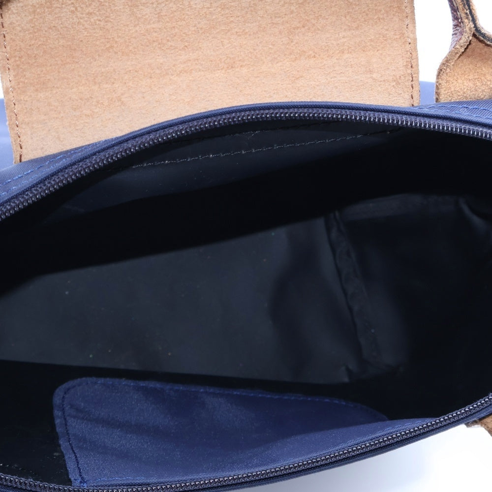 LONGCHAMP(ロンシャン) ル プリアージュ ナイロン レザー ハンドバック ネイビー