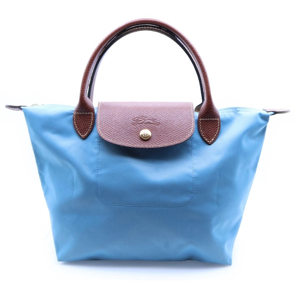 LONGCHAMP(ロンシャン) ル プリアージュ ナイロン レザー ハンドバック ブルー