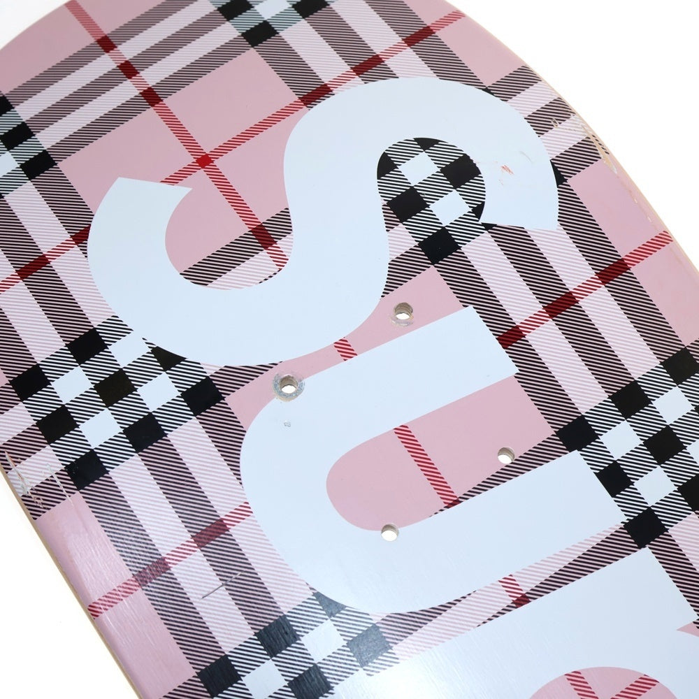 SUPREME(シュプリーム) 22SS × Burberry Skateboard Deck バーバリー スケートボード デッキ ピンク