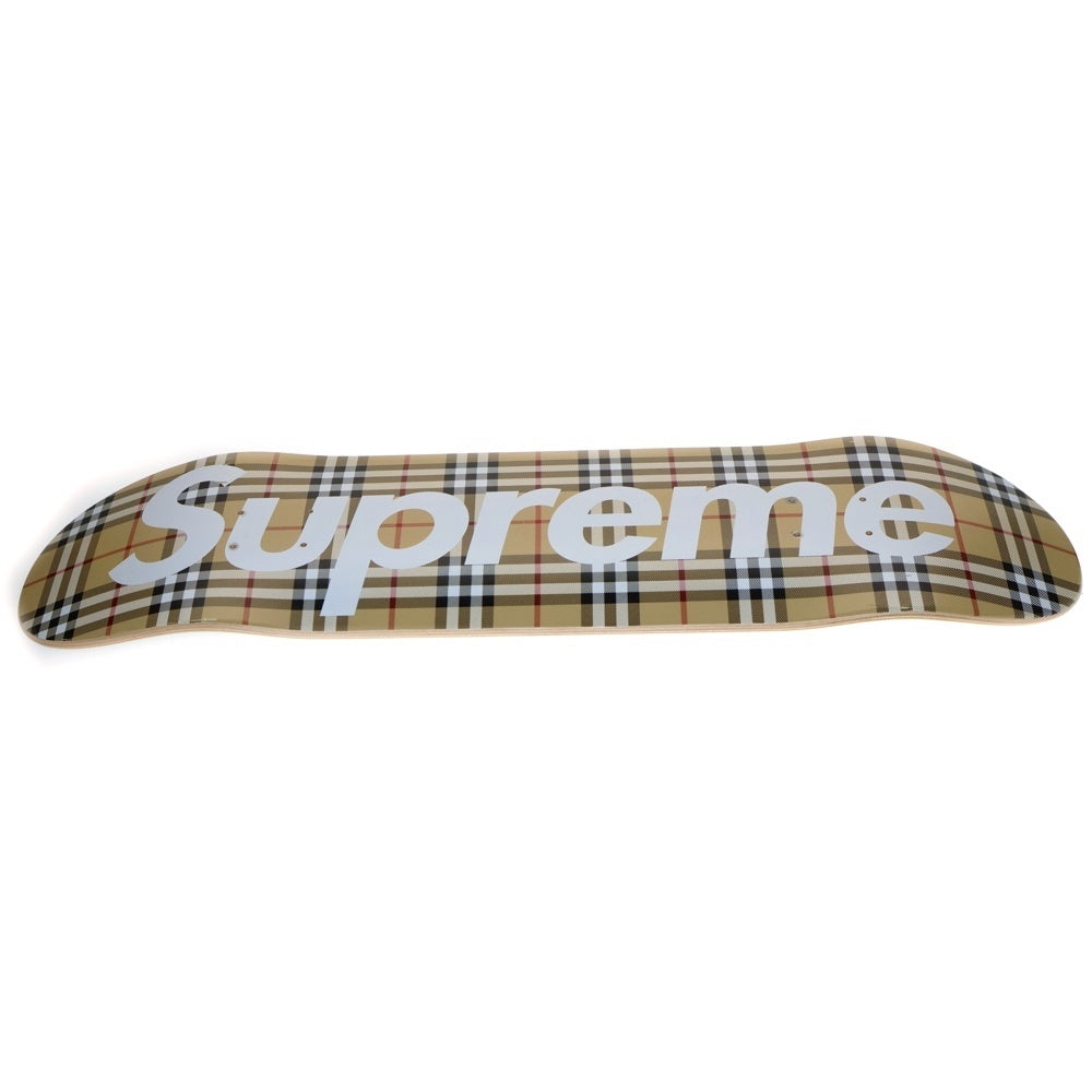 SUPREME(シュプリーム) 22SS × Burberry Skateboard Deck バーバリー スケートボード デッキ ベージュ