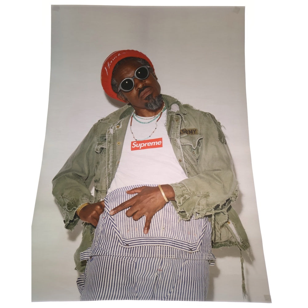 SUPREME(シュプリーム) 22AW × Andre 3000 Poster アンドレ 3000 フォト ポスター マルチ