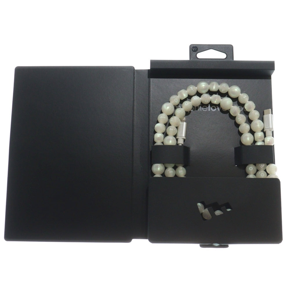 SUPREME(シュプリーム) 23AW × BLESS mophie Beaded Charging Cable ブレス モーフィー ビーズ チャージング 充電ケーブル ホワイト