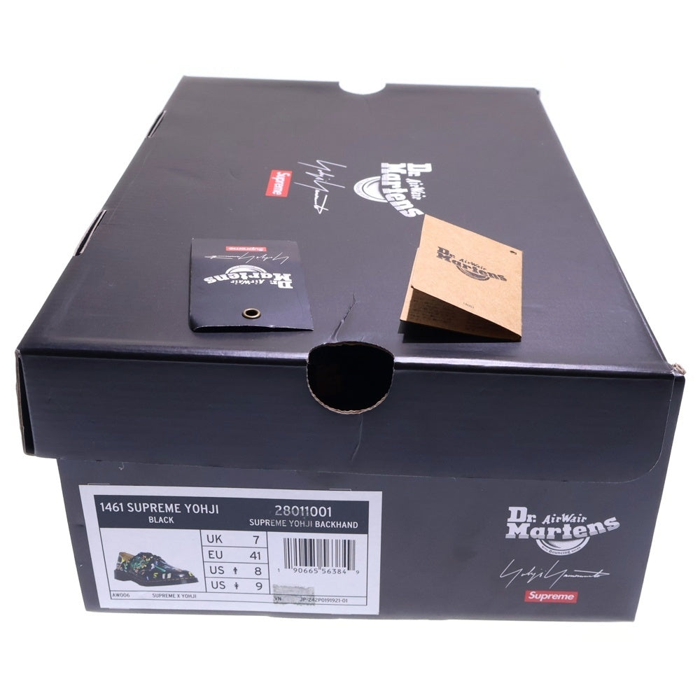 SUPREME(シュプリーム) 22AW × Dr.Martens × Yohji Yamamoto 1461 3eye-Shoe ドクターマーチン ヨウジヤマモト ペイント 3ホール レザーシューズ ブーツ US8/26cm 28011001