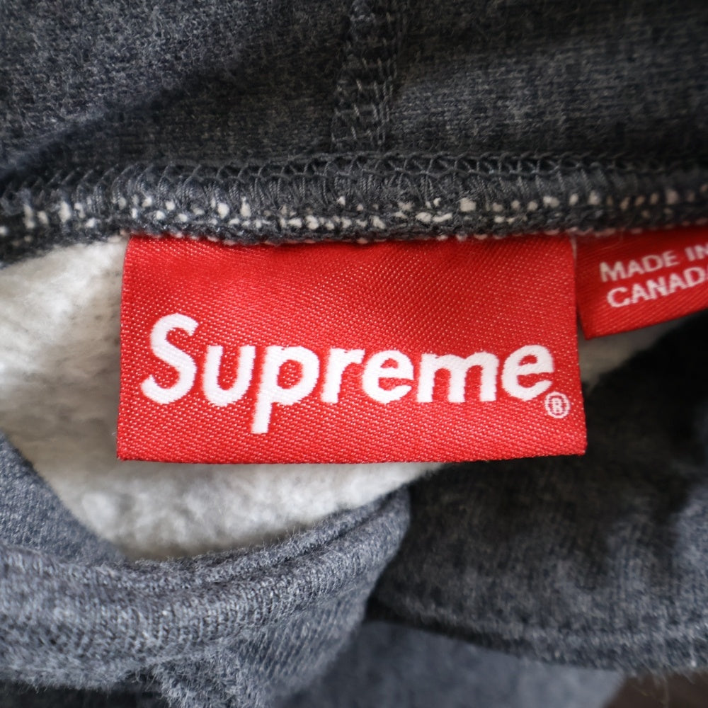 SUPREME(シュプリーム) 21AW Small Box Hooded Sweatshirt スモールボックスロゴ プルオーバースウェットパーカー フーディー グレー