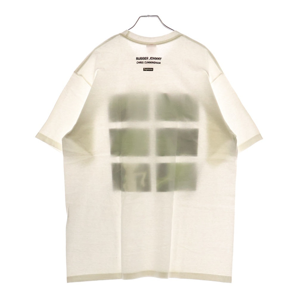 SUPREME(シュプリーム) 18AW Chris Cunningham Rubber Johnny Tee クリス・カニンガム ラバージョニー フロントプリント クルーネック 半袖Tシャツ カットソー ホワイト