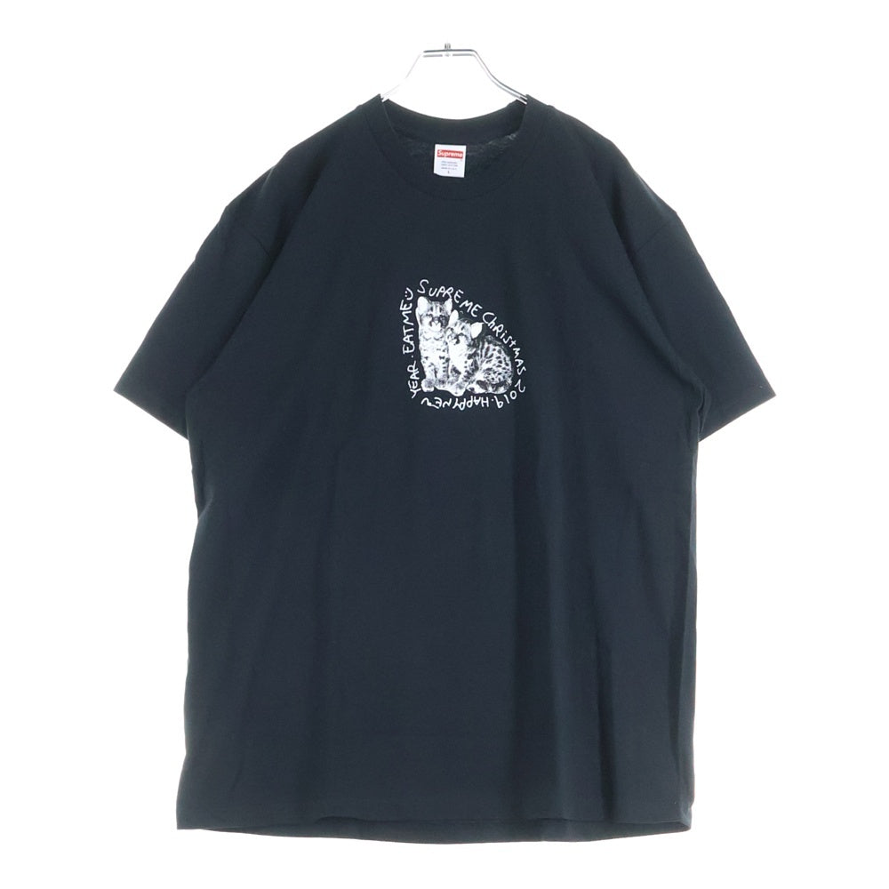 SUPREME(シュプリーム) 19AW Eat Me Tee イート ミー プリント クルーネック 半袖Tシャツ カットソー ブラック