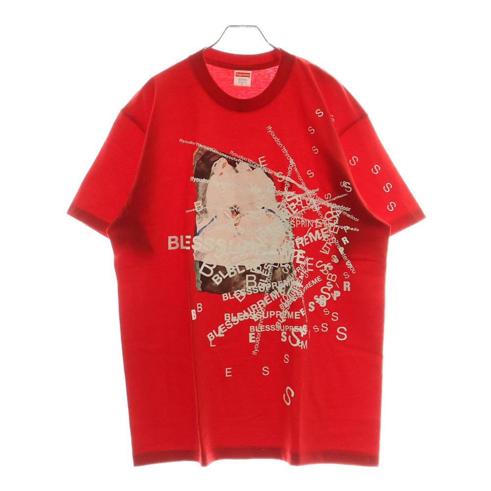 SUPREME(シュプリーム) 23AW BLESS Observed in a Dream Tee ブレス オブザーヴド イン ア ドリーム プリント クルーネック 半袖Tシャツ カットソー レッド