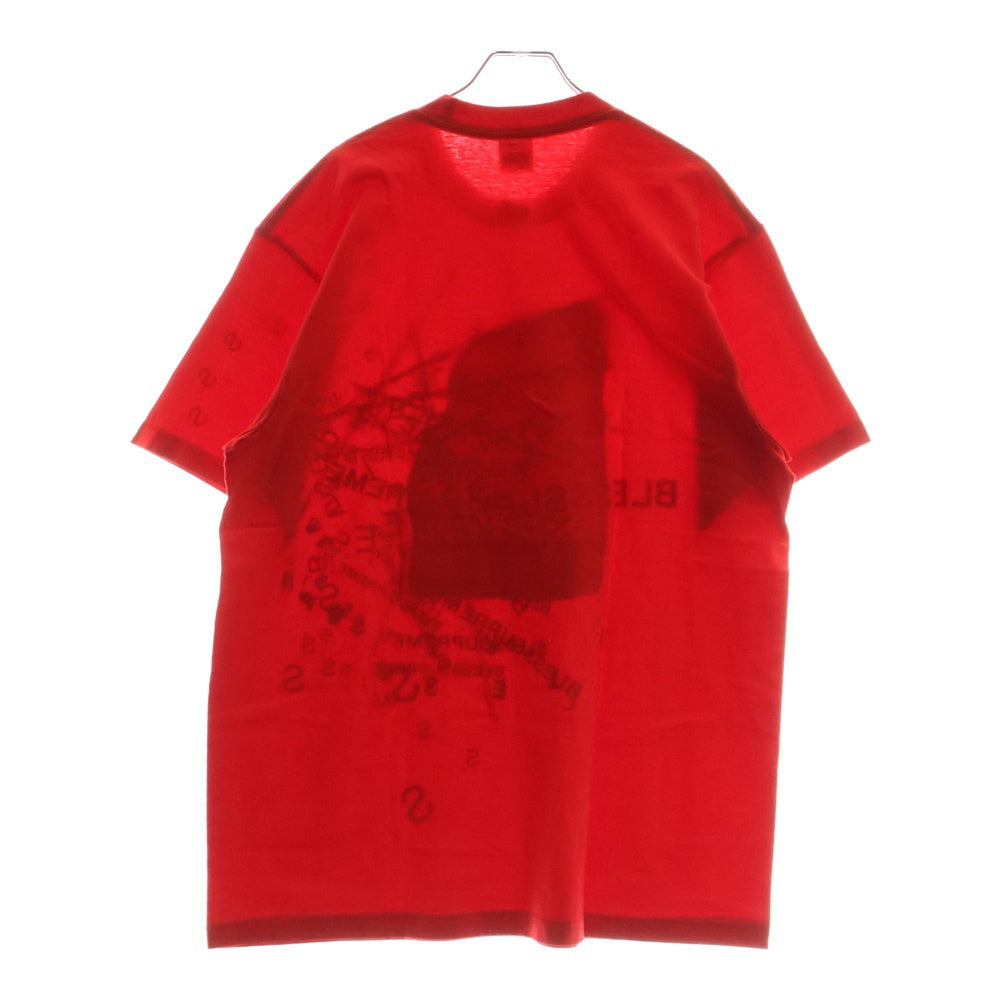 SUPREME(シュプリーム) 23AW BLESS Observed in a Dream Tee ブレス オブザーヴド イン ア ドリーム プリント クルーネック 半袖Tシャツ カットソー レッド