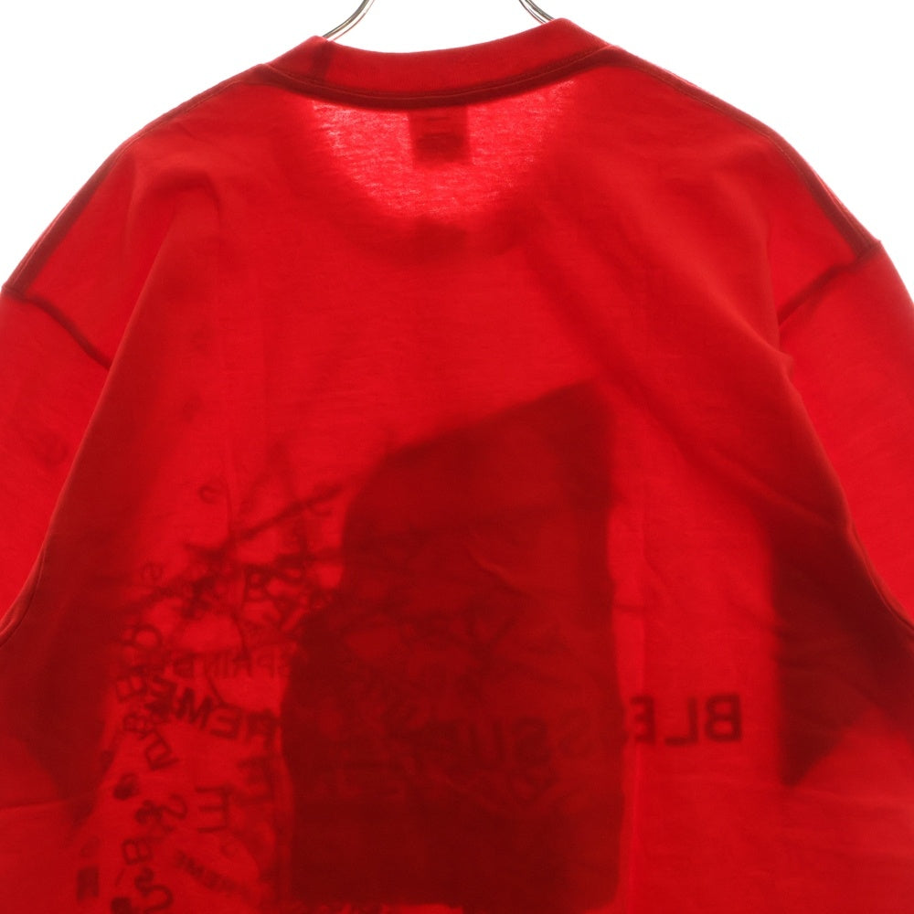 SUPREME(シュプリーム) 23AW BLESS Observed in a Dream Tee ブレス オブザーヴド イン ア ドリーム プリント クルーネック 半袖Tシャツ カットソー レッド