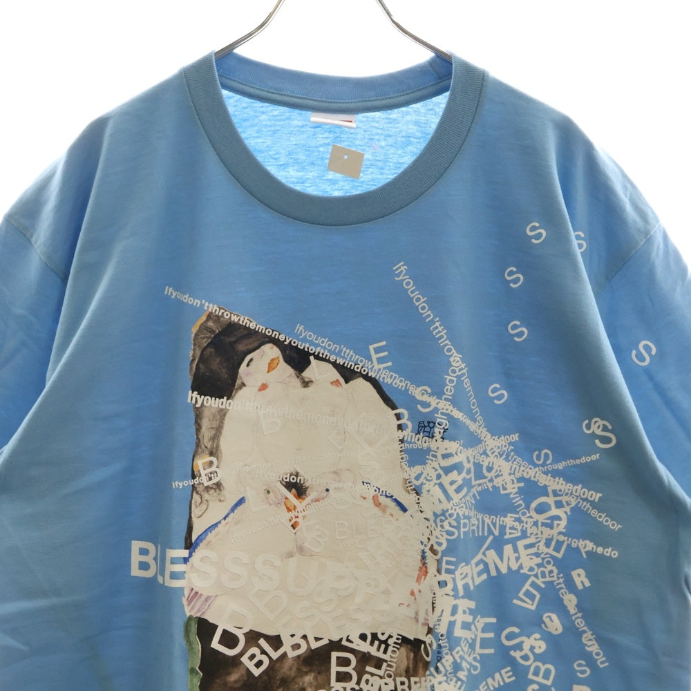 SUPREME(シュプリーム) 23AW BLESS Observed in a Dream Tee ブレス オブザーヴド イン ア ドリーム プリント クルーネック 半袖Tシャツ カットソー ライトブルー