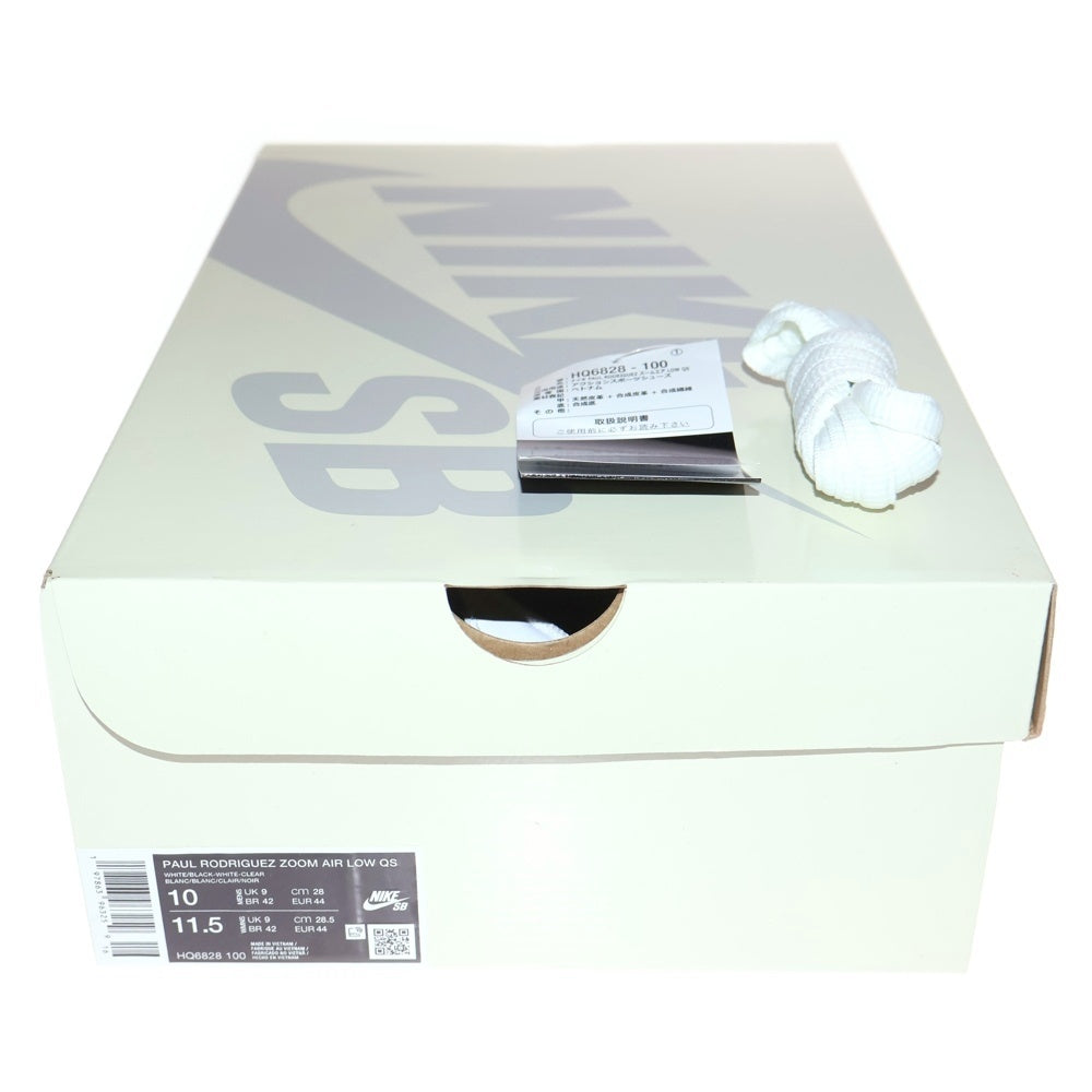 NIKE(ナイキ) P-Rod 1 Retro White and Black HQ6828-100 ピーロッド1 レトロ ローカットスニーカー US10/28cm ホワイト/ブラック