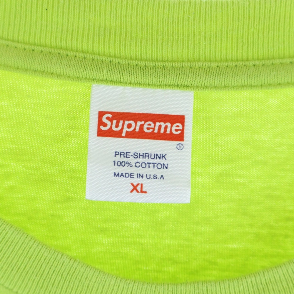 SUPREME(シュプリーム) 17AW Dollar Tee ダラー フロントプリント 半袖Tシャツ カットソー ライトグリーン
