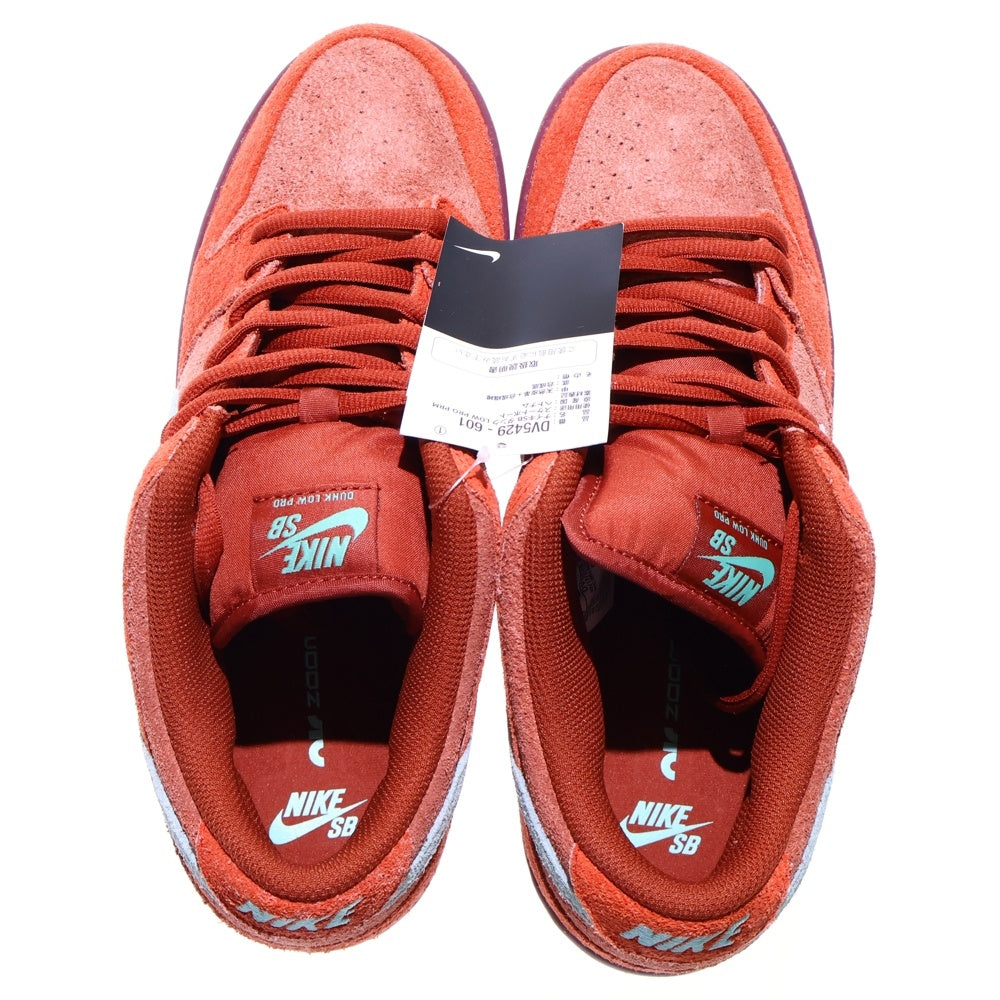 NIKE(ナイキ) DUNK LOW PRO PRM MYSTIC RED AND ROSEWOOD ダンク プロ プレミアム ローカットスニーカー オレンジ US10.5/28.5cm DV5429-601