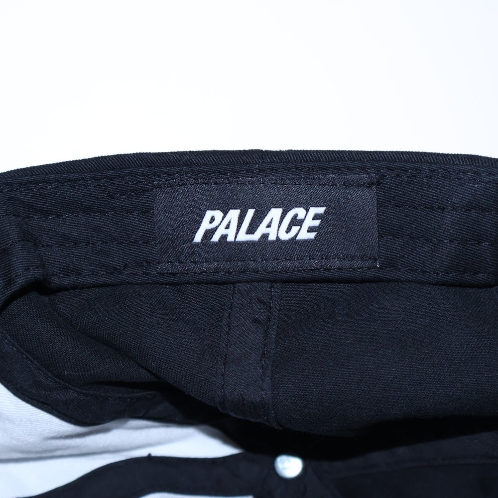 Palace Skateboards(パレススケートボーズ) 25SS P 6-PANEL ロゴパッチ 6パネルキャップ ブラック
