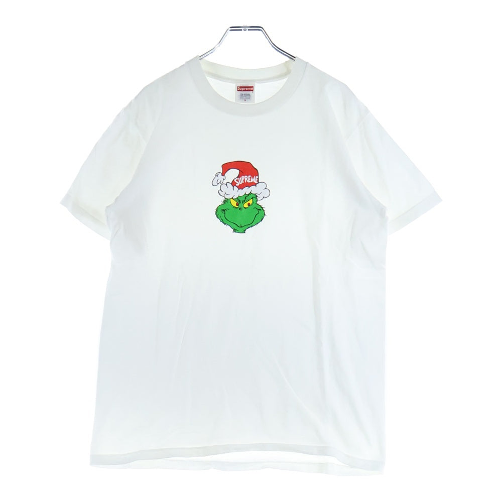 SUPREME(シュプリーム) 24AW Grinch Tee グリンチ フロントプリント クルーネック 半袖Tシャツ カットソー ホワイト