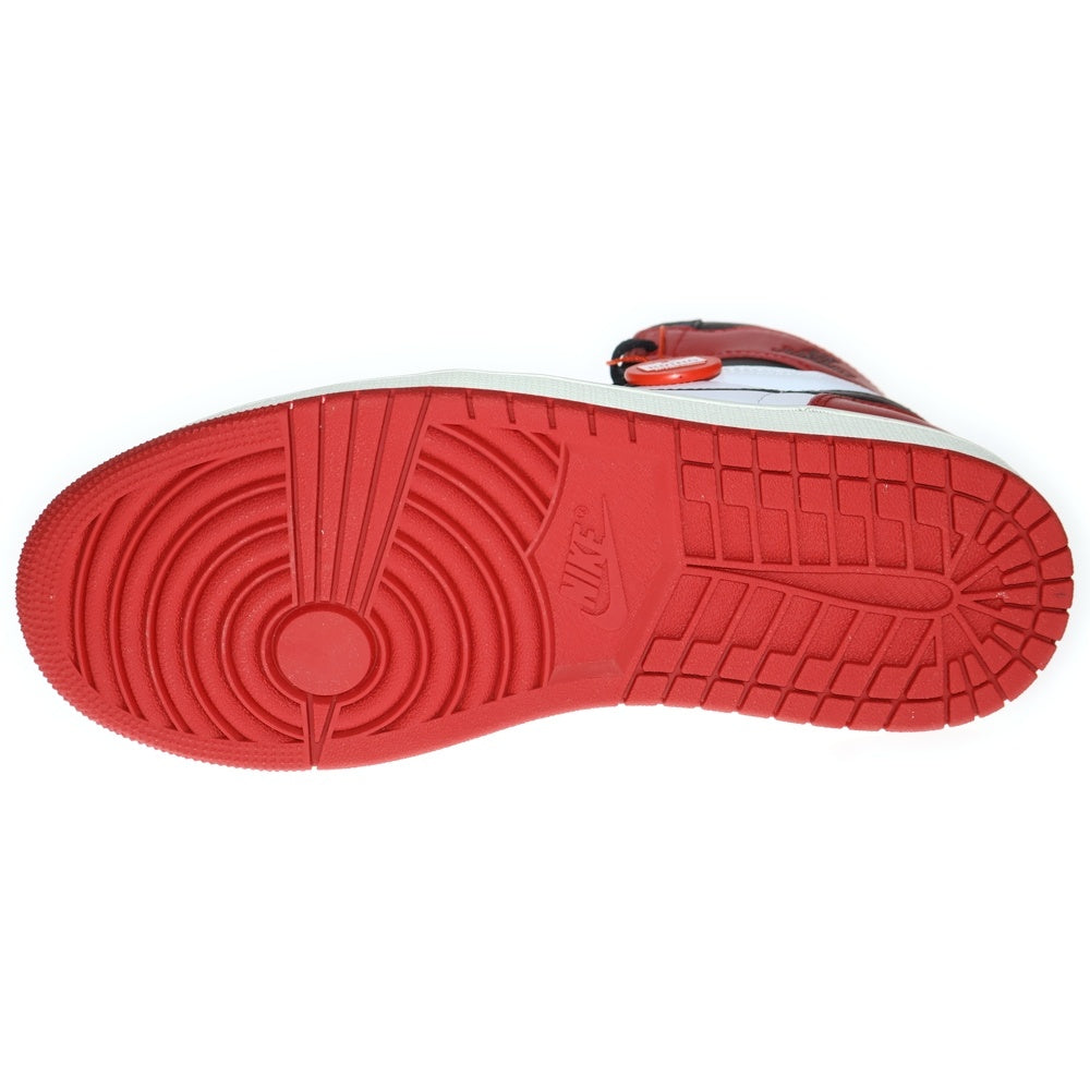 NIKE(ナイキ) AIR JORDAN 1 RETRO HIGH OG エアジョーダン1 ブラックトゥ リイマジンド ハイカットスニーカー ブラック/レッド US8.5/26.5cm DZ5485-106