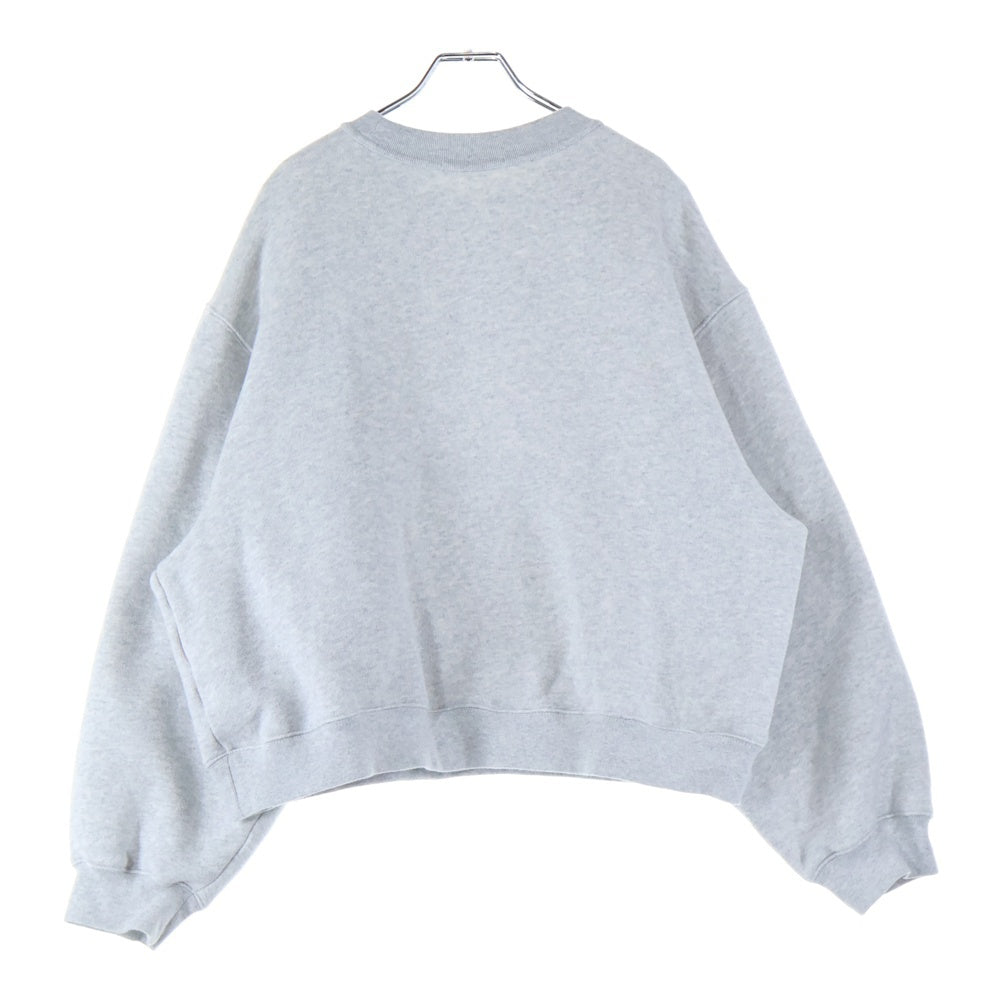 ALEXANDER WANG(アレキサンダーワン) ロゴプリント クルーネックスウェットトレーナー グレー