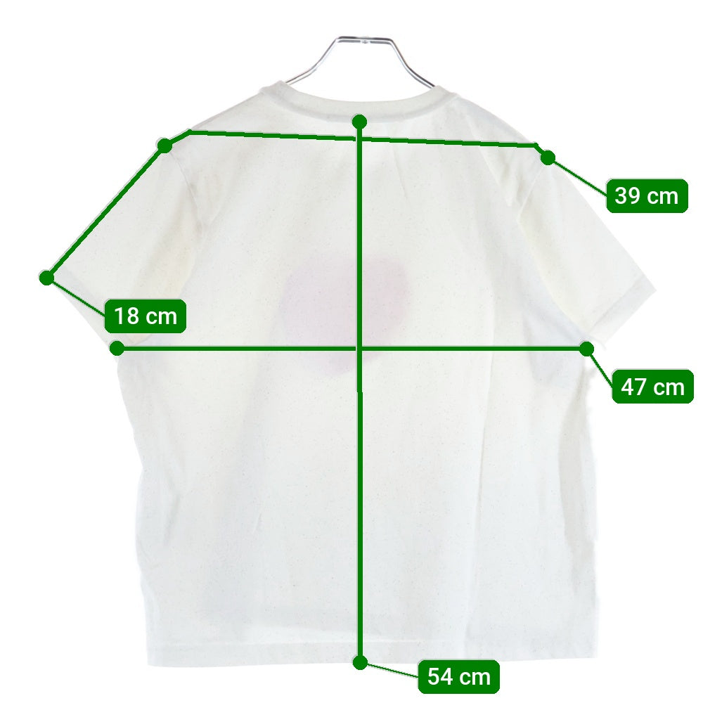 ALEXANDER WANG(アレキサンダーワン) Suga Baby Tee Bright White シュガーベイビープリント グリッタークルーネック半袖Tシャツ カットソー ホワイト レディース