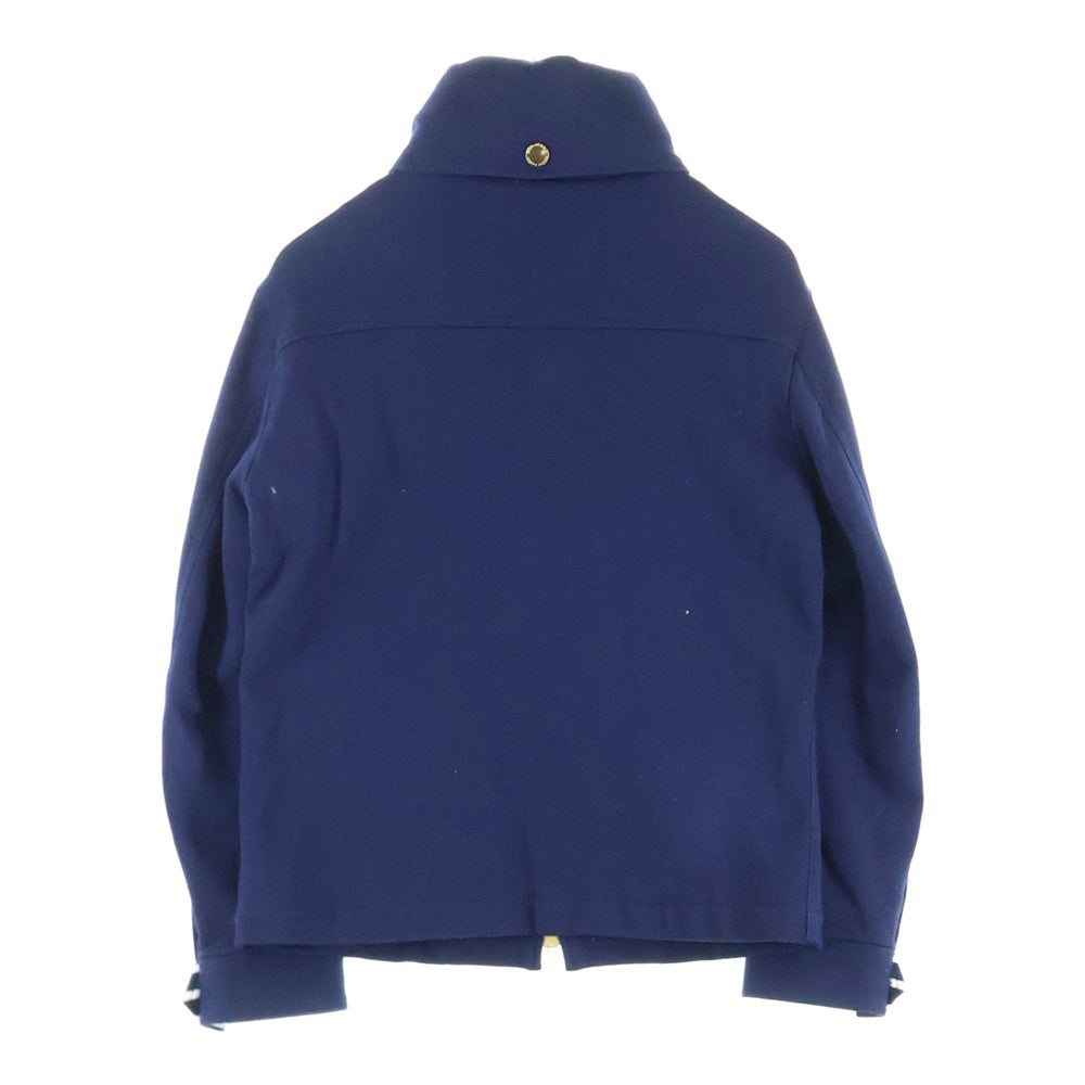 BURBERRY BLACK LABEL(バーバリー ブラックレーベル) マリンパーカー 袖ロゴワッペン ネイビー