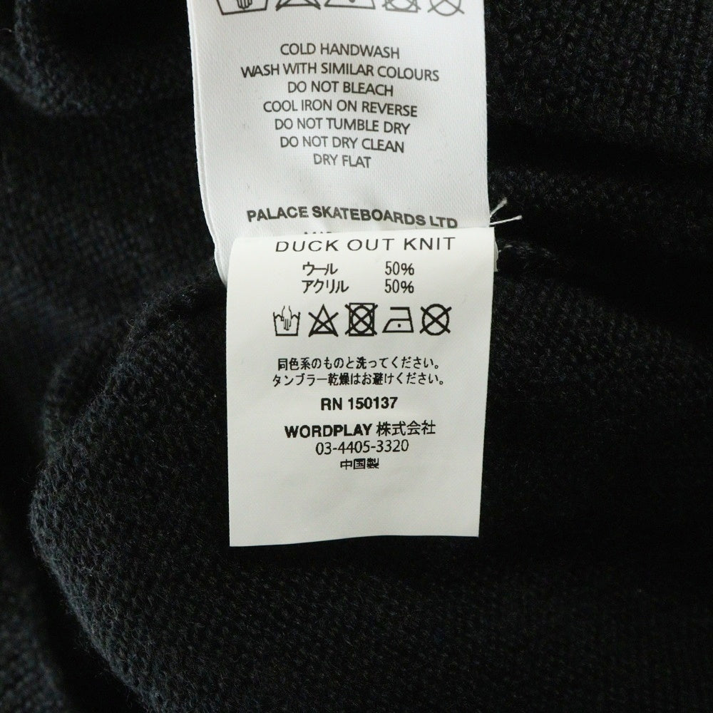 Palace Skateboards(パレススケートボーズ) Duck Out Knit ダックアウト ニット セーター ブラック
