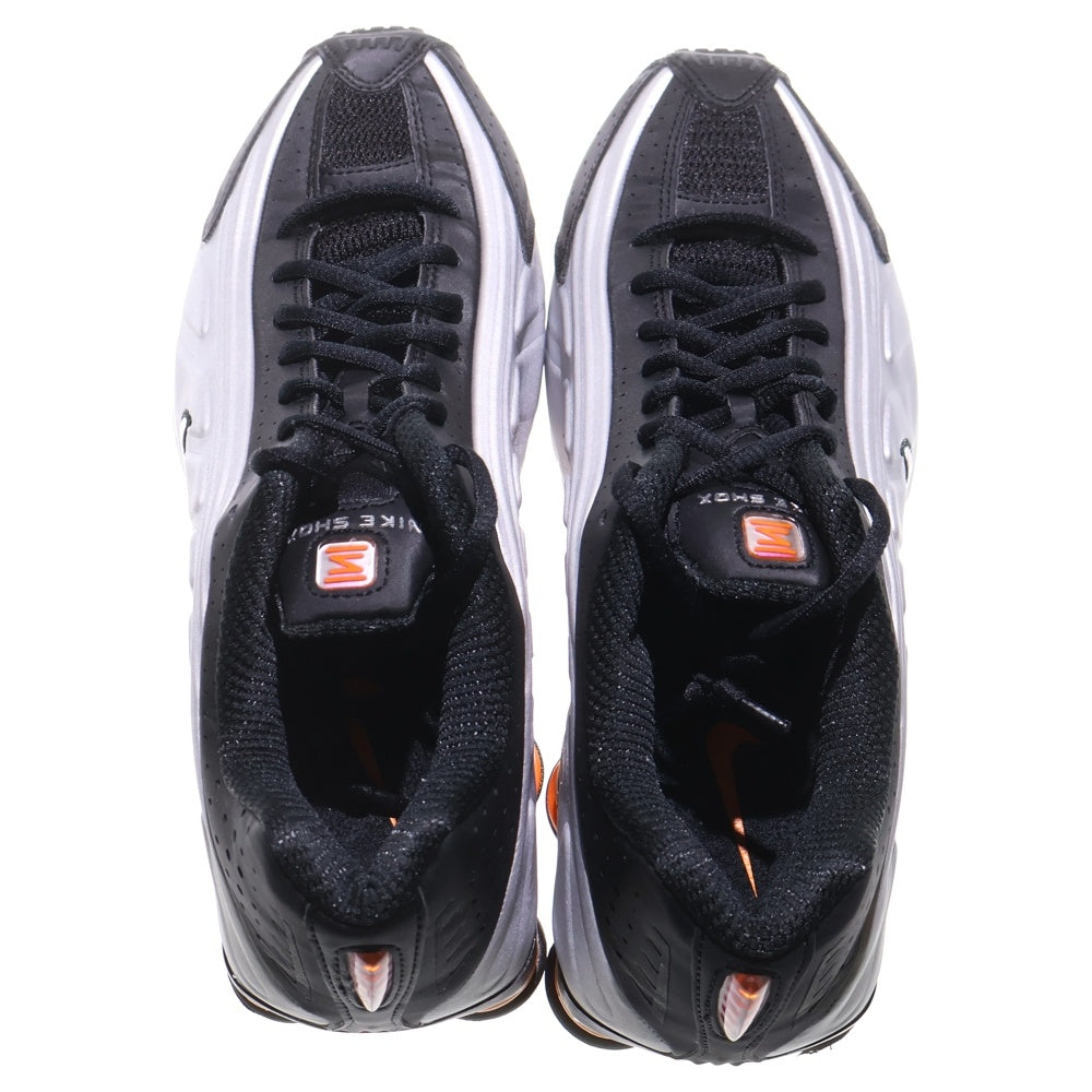 NIKE(ナイキ) SHOX R4 Black/Bright Mandarin ショックス ローカットスニーカー シューズ シルバー/ブラック US8.5/26.5cm HQ1988-003