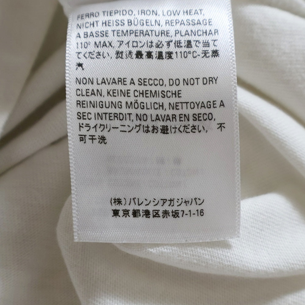 BALENCIAGA(バレンシアガ) 21SS BLCG BB PIXEL MEDIUM FIT T-SHIRT モザイク ピクセルロゴプリント クルーネック 半袖 カットソー Tシャツ ホワイト 612965 TKVI7