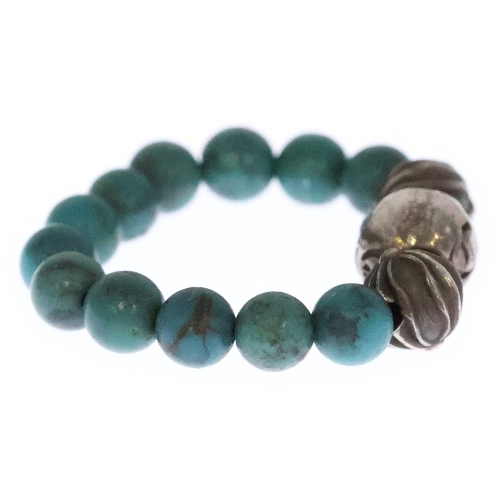 CHROME HEARTS(クロムハーツ) BEAD RING ビーズリング シルバー/ターコイズ