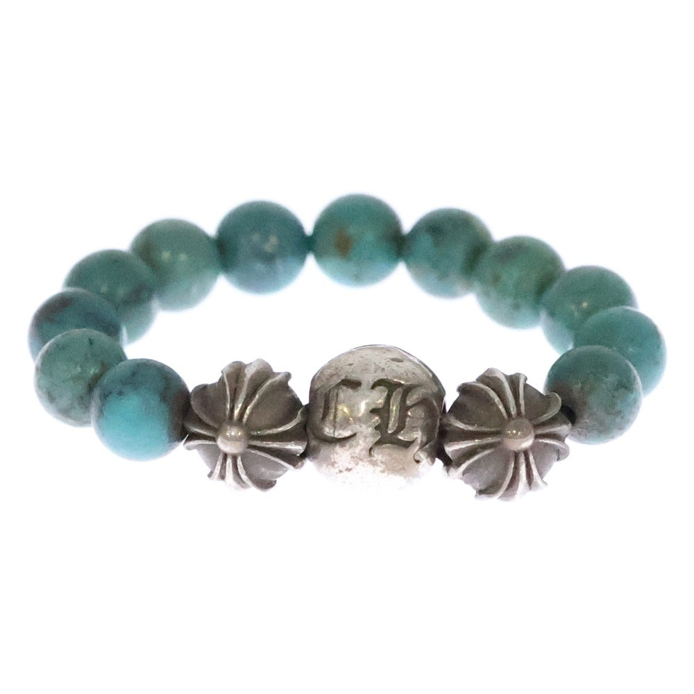 CHROME HEARTS(クロムハーツ) BEAD RING ビーズリング シルバー/ターコイズ