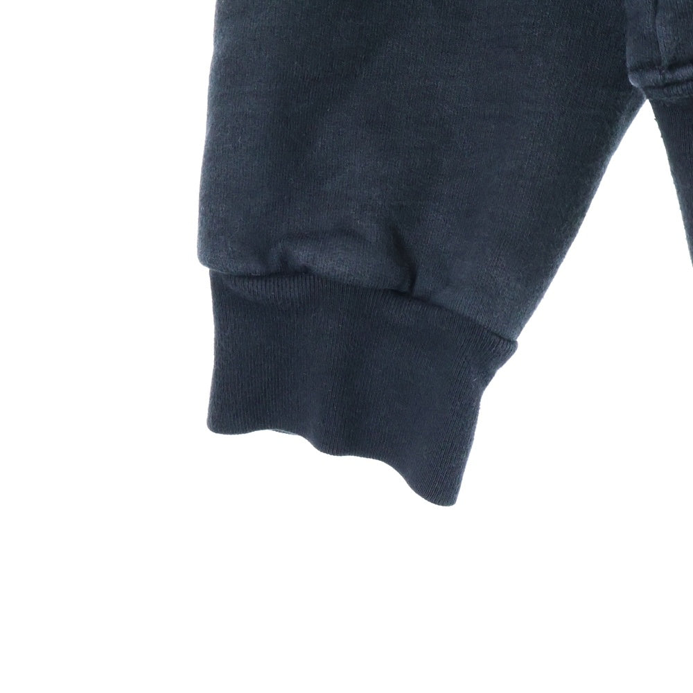 CHROME HEARTS(クロムハーツ) SWTSHRT HD ZIP 袖ロゴプリント フーディー ジップアップパーカー ブラック