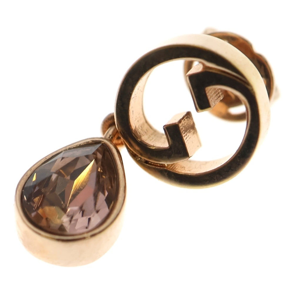 GUCCI(グッチ) ブロンディ クリスタル ドロップ ピアス ゴールド