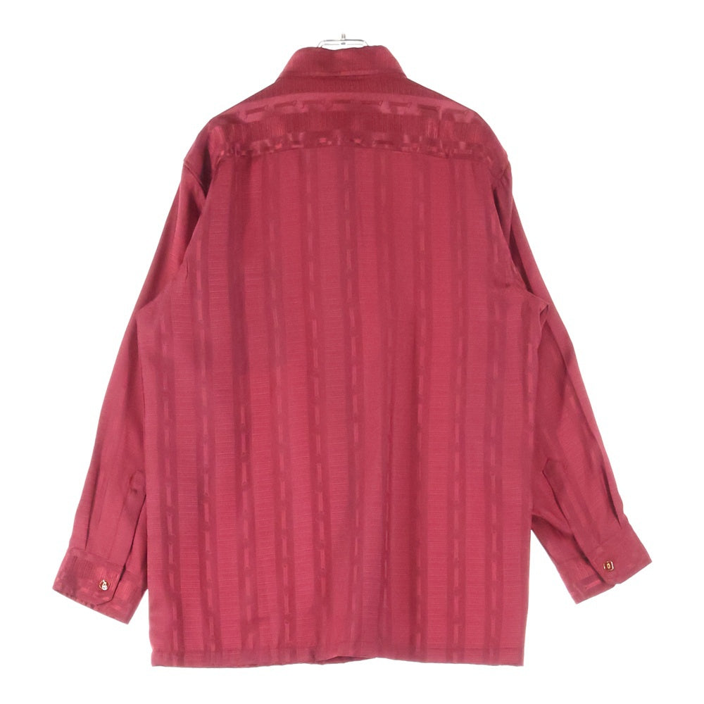 TALK(トーク) 右ポケット 長袖シャツ レッド