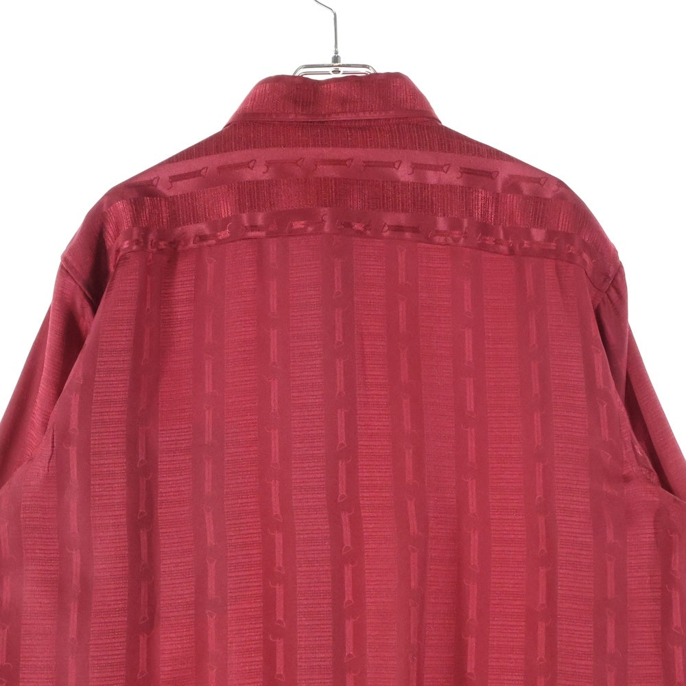 TALK(トーク) 右ポケット 長袖シャツ レッド