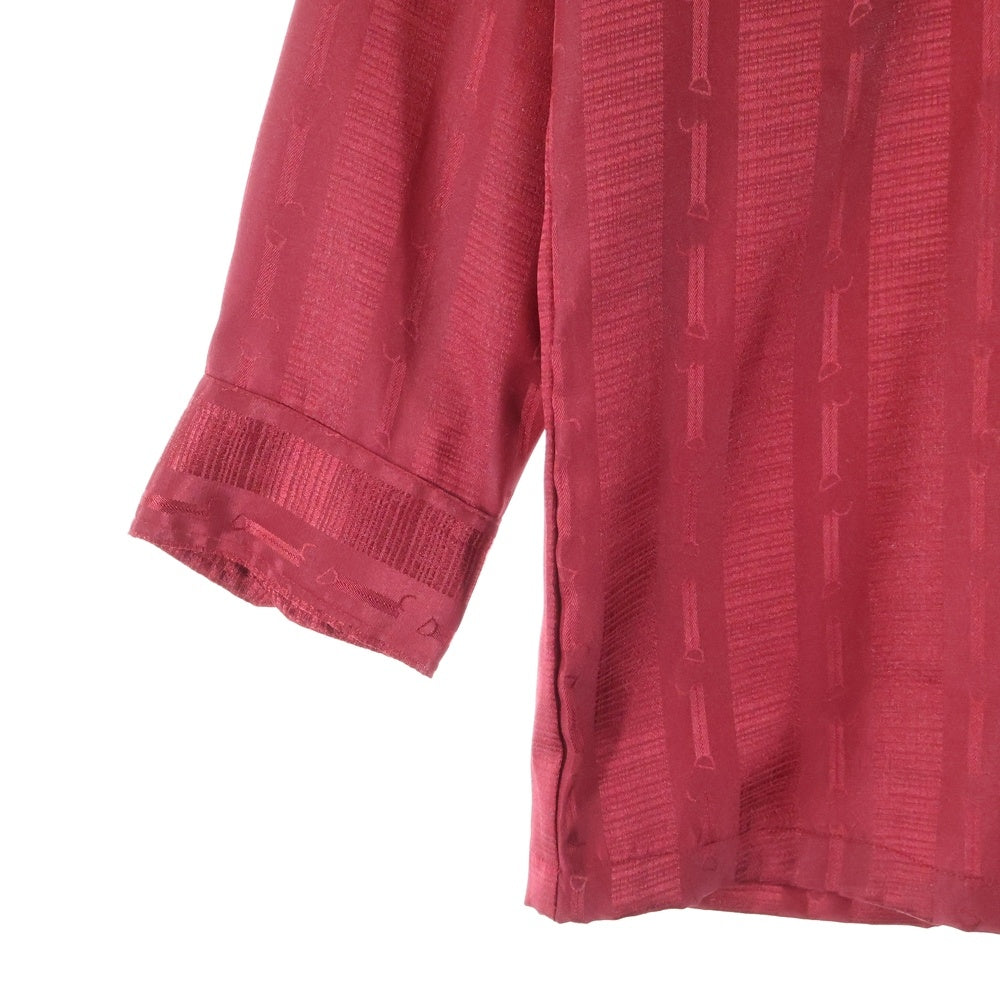 TALK(トーク) 右ポケット 長袖シャツ レッド