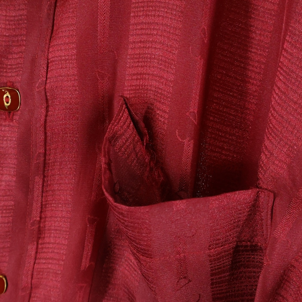 TALK(トーク) 右ポケット 長袖シャツ レッド