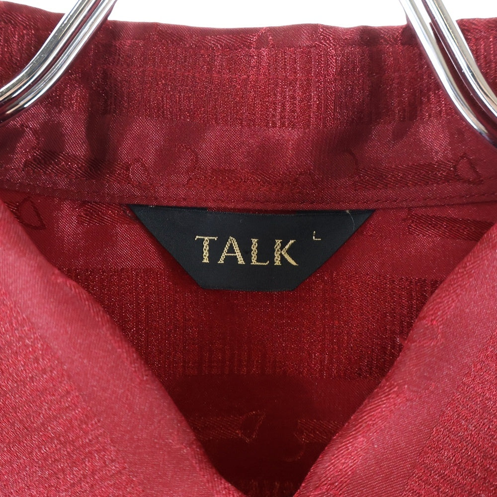 TALK(トーク) 右ポケット 長袖シャツ レッド