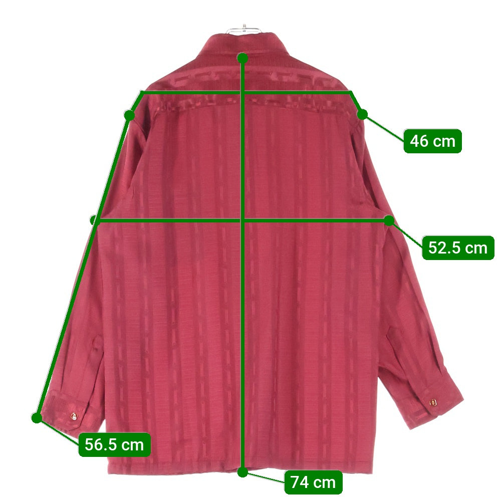 TALK(トーク) 右ポケット 長袖シャツ レッド