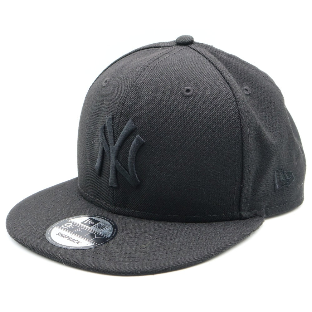 NEW ERA(ニューエラ) 9FIFTY SNAPBACK New York Yankees スナップバック ニューヨークヤンキース 6パネル ベースボールキャップ 帽子 ブラック