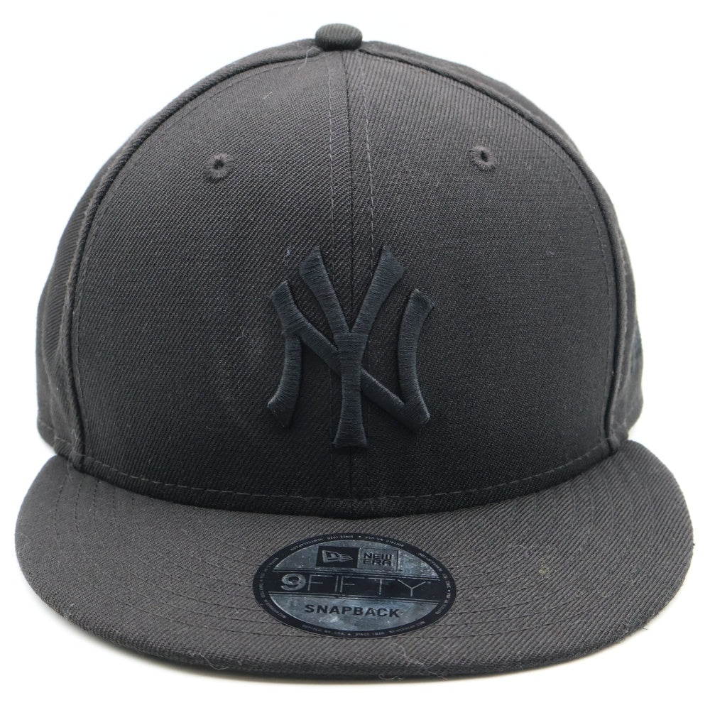 NEW ERA(ニューエラ) 9FIFTY SNAPBACK New York Yankees スナップバック ニューヨークヤンキース 6パネル ベースボールキャップ 帽子 ブラック