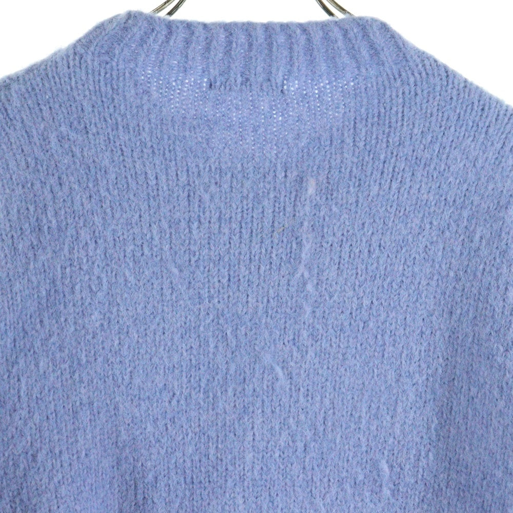 68792(68792) モヘアニット カーディガン ブルー R32-215 レディース